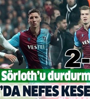 Beşiktaş, Vodafone Park’ta Trabzonspor’la 2-2 berabere kaldı