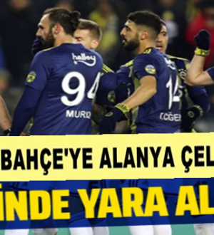 Fenerbahçe, Kadıköy’de Alanyaspor ile yenişemedi!