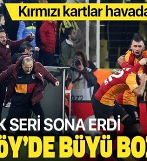 Galatasaray, Fenerbahçe’yi Kadköy’de 21 yıl sonra yendi