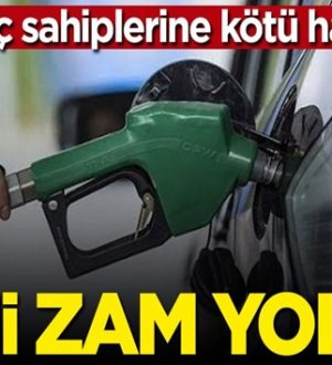 Haber Araç sahiplerine hemde kötü haber: Benzine yeni zam yolda