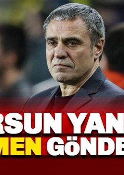 Fenerbahçe’de Ersun Yanal dönemi resmen sona erdi