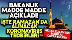 İçişleri Bakanlığından ramazanda alınacak tedbirlerle ilgili 81 ile genelge!