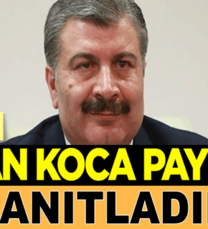 Sağlık Bakanı Fahrettin Koca, günlük koronavirüs verilerini paylaştı