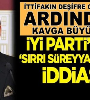 İYİ Parti’li Lütfü Türkkan’dan ‘Sırrı Süreyya Önder’ iddiası