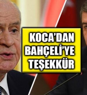 Sağlık Bakanı Fahrettin Koca’dan Bahçeli’ye koronavirüs teşekkürü