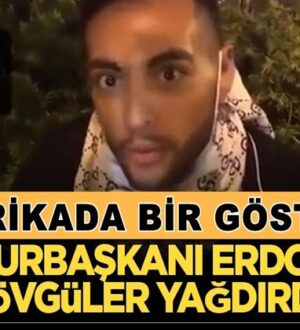 ABD’de George Floyd protestocusundan Erdoğan’a övgüler yağdı