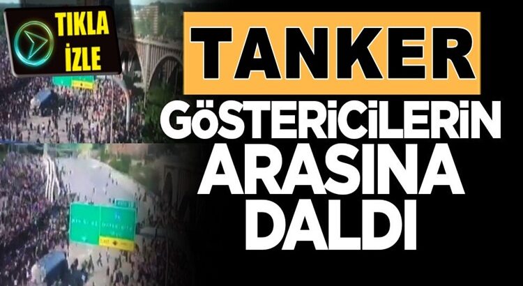  ABD’nin başkenti Washington’da göstericilerin arasına daldı