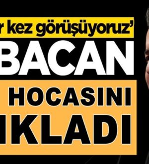 Ali Babacan kimden akıl aldığını açıkladı! ‘Ayda bir kez görüşüyoruz’