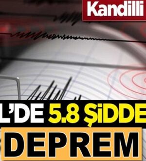 Bingöl’de 5.8 büyüklüğünde korkutan deprem meydana geldi!