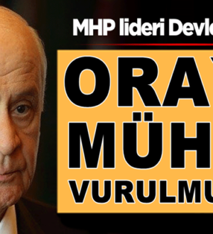 Devlet Bahçeli: Haftanin’e Türk kahramanlığının mührü vurulmuştur