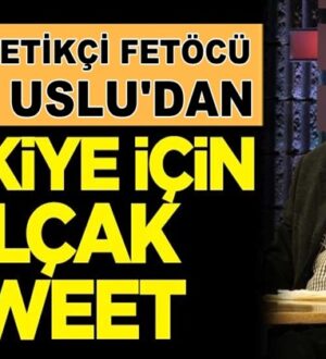 FETÖ tetikçisi firari Emre Uslu’dan Türkiye için alçak tweet