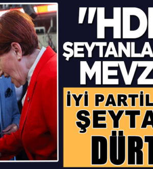 İyi Parti’Antalya Milletvekili Hasan Subaşı’nı  “şeytan” mı dürttü?