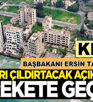 KKTC Başbakanı Ersin Tatar’ın Kapalı Maraş açıklamasına yunan köpürdü