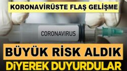 Koronavirüs Aşısını bulduk ‘Büyük risk aldık’ diyerek duyurdular