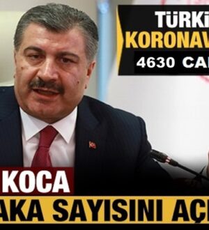 Sağlık Bakanı Fahrettin Koca 4 Haziran verilerini açıkladı