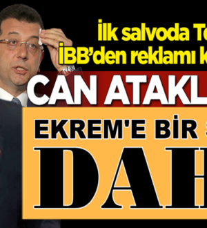 Tele 1’den Can Ataklı Ekrem İmamoğlu’nu ikinci defa eleştirdi