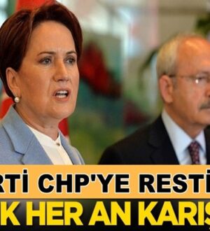 İYİ Parti İstanbul’dan  CHP’ye resti çekti! Şimdi ne olacak