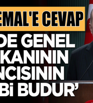 Cumhurbaşkanı Erdoğan “Sözde genel başkanının sancısı budur”