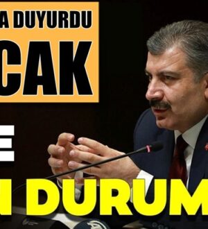 Koronavirüs 3 ocak verilerini sağlık bakanı Fahrettin Koca duyurdu