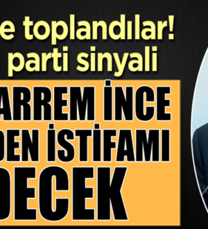 Muharrem İnce CHP’den istifa mı ediyor? Yeni parti işareti geldi